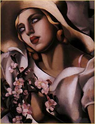 Der Strohhut 1930 1 Zeitgenosse Tamara de Lempicka Ölgemälde